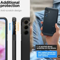 Spigen Samsung|Galaxy A35 5G-Etui Tough Armor Samsung Galaxy A35 5g Black Case