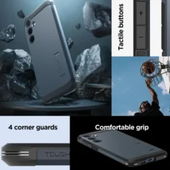Spigen Samsung|Galaxy A55-Etui Tough Armor Samsung Galaxy A55 5g Metal Slate Case