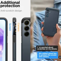 Spigen Samsung|Galaxy A55-Etui Tough Armor Samsung Galaxy A55 5g Metal Slate Case
