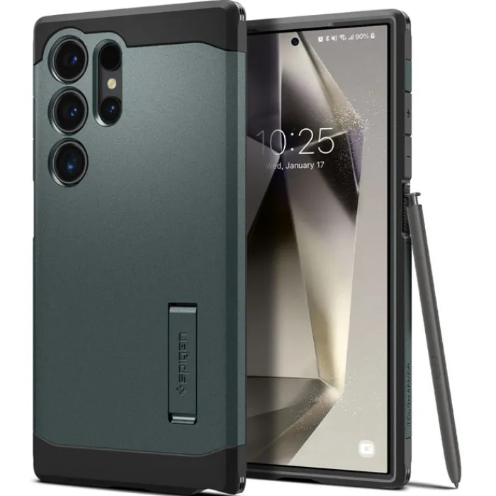 Spigen Samsung|Galaxy S24 Ultra-Etui Tough Armor Samsung Galaxy S24 Ultra Abyss Green Case