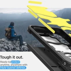 Spigen Samsung|Galaxy S24 Plus-Etui Tough Armor Samsung Galaxy S24+ Plus Black Case