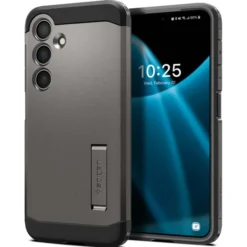 Spigen Samsung|Galaxy S24-Etui Tough Armor Samsung Galaxy S24 Gunmetal Case