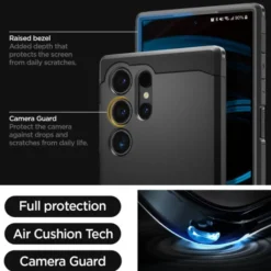 Spigen Samsung|Galaxy S24 Ultra-Etui Tough Armor Samsung Galaxy S24 Ultra Black Case