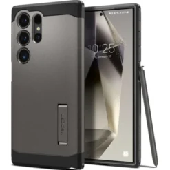 Spigen Samsung|Galaxy S24 Ultra-Etui Tough Armor Samsung Galaxy S24 Ultra Gunmetal Case