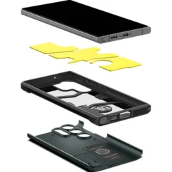 Spigen Samsung|Galaxy S23 Ultra-Etui Tough Armor Samsung S23 Ultra Abyss Green Zielony Case