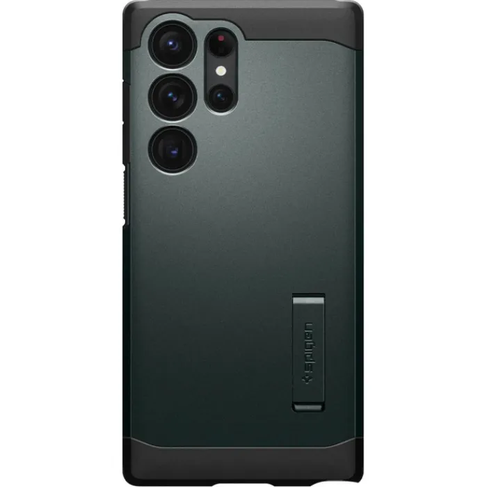 Spigen Samsung|Galaxy S23 Ultra-Etui Tough Armor Samsung S23 Ultra Abyss Green Zielony Case