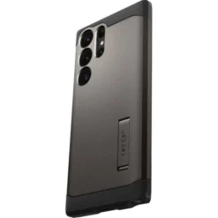 Spigen Samsung|Galaxy S23 Ultra-Etui Tough Armor Samsung S23 Ultra Gunmetal Grafitowy Case