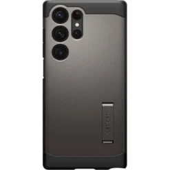 Spigen Samsung|Galaxy S23 Ultra-Etui Tough Armor Samsung S23 Ultra Gunmetal Grafitowy Case