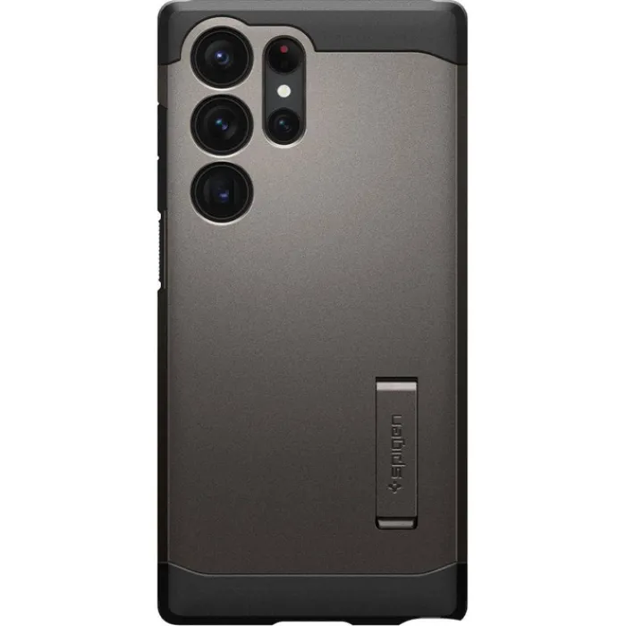 Spigen Samsung|Galaxy S23 Ultra-Etui Tough Armor Samsung S23 Ultra Gunmetal Grafitowy Case