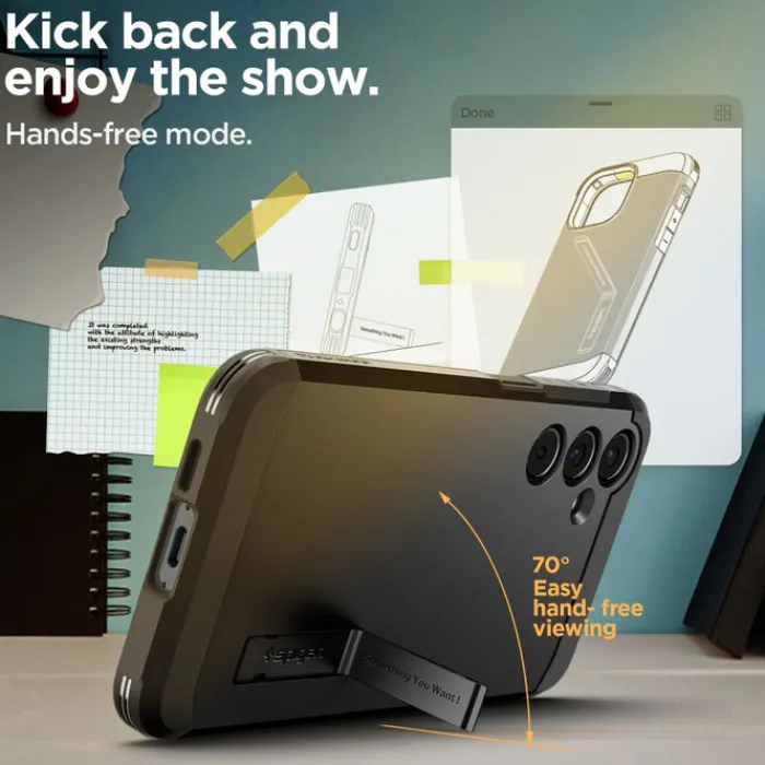 Spigen Samsung|Galaxy A55-Etui Tough Armor Samsung Galaxy A55 5g Black Case