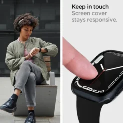 Spigen Apple Watch 9 41Mm|Apple-Etui ULTRA HYBRID APPLE WATCH 7 / 8 / 9 (41 MM) SPACE CRYSTAL
