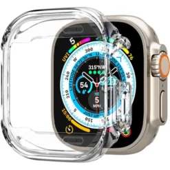 Spigen Apple Watch Ultra 49Mm|Apple Watch Ultra 2 49Mm-Etui Ultra Hybrid Apple Watch Ultra 49mm Ultra 2 Przezroczyste