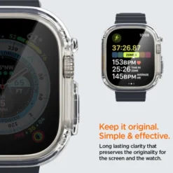 Spigen Apple Watch Ultra 49Mm|Apple Watch Ultra 2 49Mm-Etui Ultra Hybrid Apple Watch Ultra 49mm Ultra 2 Przezroczyste