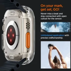 Spigen Apple Watch Ultra 49Mm|Apple Watch Ultra 2 49Mm-Etui Ultra Hybrid Apple Watch Ultra 49mm Ultra 2 Przezroczyste
