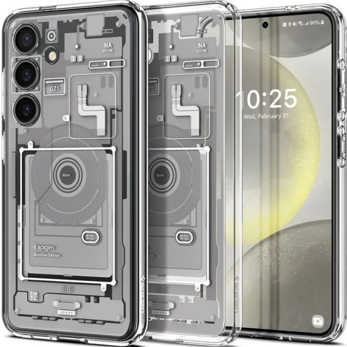 Spigen Samsung|Galaxy S24-Etui Ultra Hybrid Galaxy S24 Zero One White Case