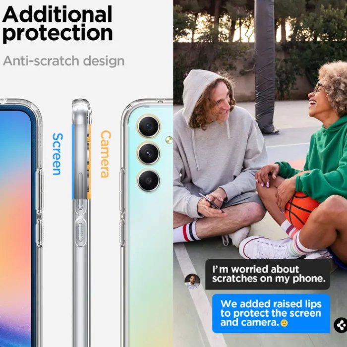 Spigen Samsung|Galaxy A34-Etui Ultra Hybrid Galaxy A34 5G Crystal Clear