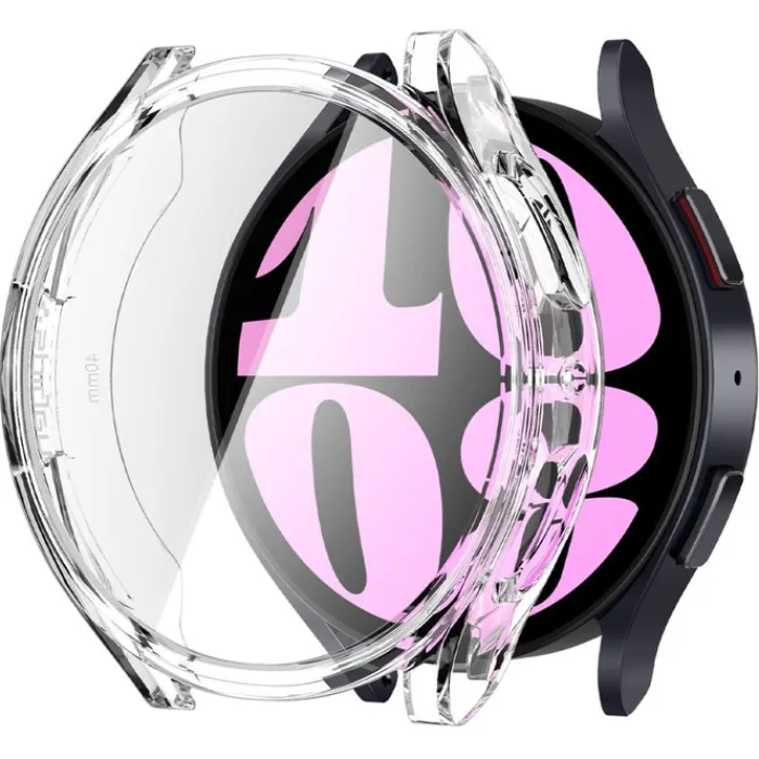 Spigen Galaxy Watch 6 40Mm|Samsung-Etui Ultra Hybrid Galaxy Watch 6 (40 MM) Crystal Clear Case