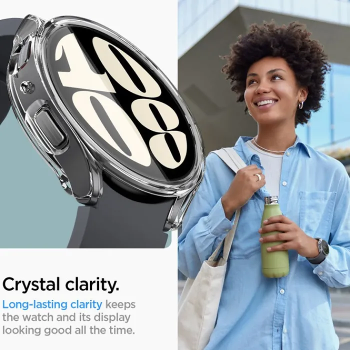 Spigen Galaxy Watch 6 40Mm|Samsung-Etui Ultra Hybrid Galaxy Watch 6 (40 MM) Crystal Clear Case