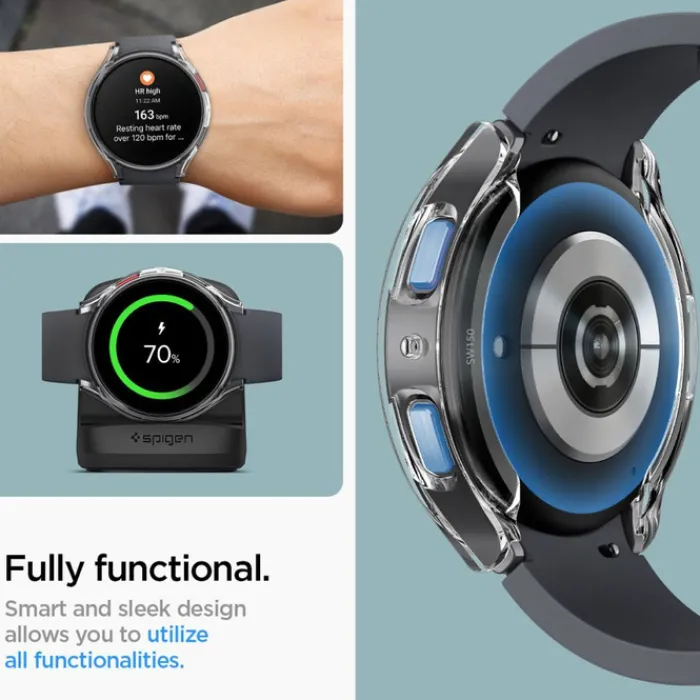 Spigen Galaxy Watch 6 40Mm|Samsung-Etui Ultra Hybrid Galaxy Watch 6 (40 MM) Crystal Clear Case