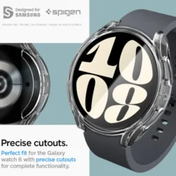Spigen Galaxy Watch 6 44Mm|Samsung-Etui Ultra Hybrid Galaxy Watch 6 (44 MM) Crystal Clear Case