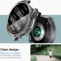 Spigen Galaxy Watch 6 44Mm|Samsung-Etui Ultra Hybrid Galaxy Watch 6 (44 MM) Crystal Clear Case