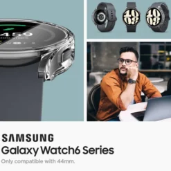 Spigen Galaxy Watch 6 44Mm|Samsung-Etui Ultra Hybrid Galaxy Watch 6 (44 MM) Crystal Clear Case
