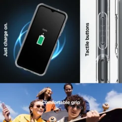 Spigen Galaxy A14 Lte|Samsung-Etui Ultra Hybrid Galaxy A14 5G Crystal Clear Case
