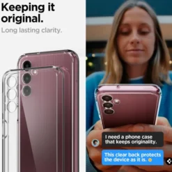 Spigen Galaxy A14 Lte|Samsung-Etui Ultra Hybrid Galaxy A14 4G / Lte Crystal Clear