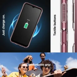 Spigen Galaxy A14 Lte|Samsung-Etui Ultra Hybrid Galaxy A14 4G / Lte Crystal Clear