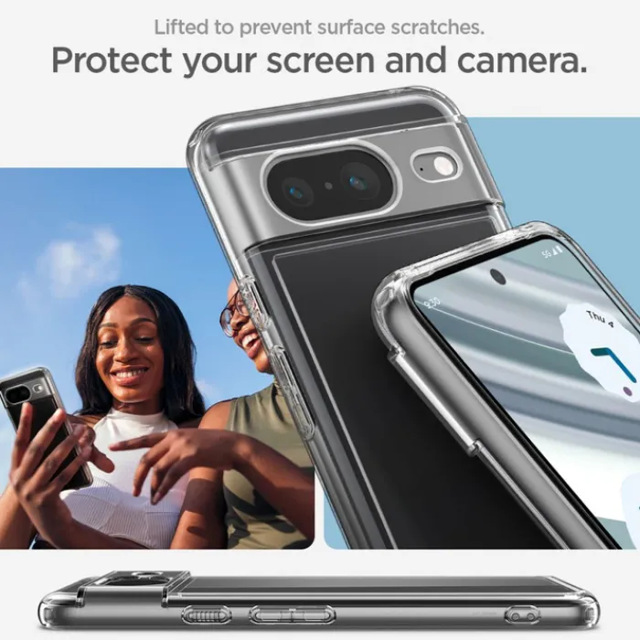 Spigen Google|Pixel 8-Etui Ultra Hybrid Google Pixel 8 Crystal Clear Case
