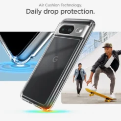 Spigen Google|Pixel 8-Etui Ultra Hybrid Google Pixel 8 Crystal Clear Case