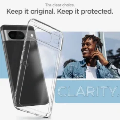 Spigen Google|Pixel 8-Etui Ultra Hybrid Google Pixel 8 Crystal Clear Case