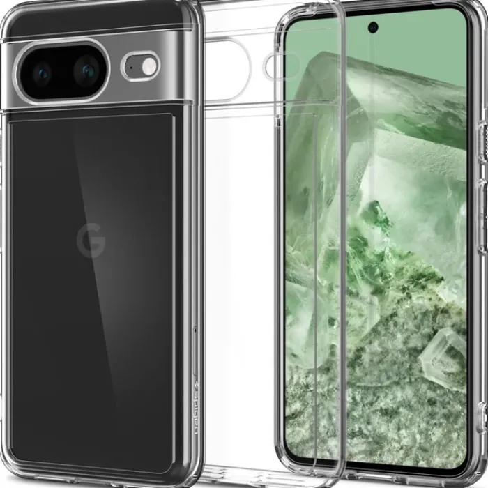 Spigen Google|Pixel 8-Etui Ultra Hybrid Google Pixel 8 Crystal Clear Case