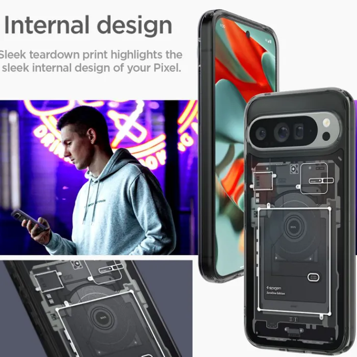 Spigen Google|Pixel 9 Pro Xl-Etui ULTRA HYBRID GOOGLE PIXEL 9 PRO XL ZERO ONE