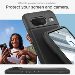 Spigen Google|Pixel 8-Etui Ultra Hybrid Google Pixel 8 Matte Black Case