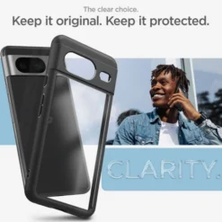 Spigen Google|Pixel 8-Etui Ultra Hybrid Google Pixel 8 Matte Black Case