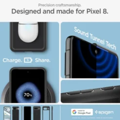 Spigen Google|Pixel 8-Etui Ultra Hybrid Google Pixel 8 Matte Black Case