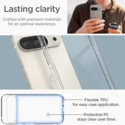 Spigen Pixel 9|Pixel 9 Pro-Etui ULTRA HYBRID GOOGLE PIXEL 9 / 9 PRO CRYSTAL CLEAR