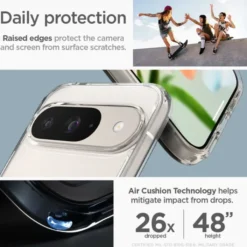 Spigen Pixel 9|Pixel 9 Pro-Etui ULTRA HYBRID GOOGLE PIXEL 9 / 9 PRO CRYSTAL CLEAR