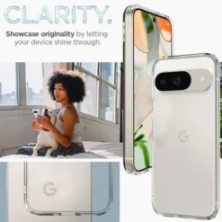 Spigen Pixel 9|Pixel 9 Pro-Etui ULTRA HYBRID GOOGLE PIXEL 9 / 9 PRO CRYSTAL CLEAR