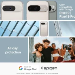 Spigen Pixel 9|Pixel 9 Pro-Etui ULTRA HYBRID GOOGLE PIXEL 9 / 9 PRO CRYSTAL CLEAR