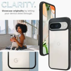 Spigen Pixel 9|Pixel 9 Pro-Etui ULTRA HYBRID GOOGLE PIXEL 9 / 9 PRO MATTE BLACK