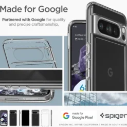 Spigen Google|Pixel 8 Pro-Etui Ultra Hybrid Google Pixel 8 Pro Crystal Clear Case
