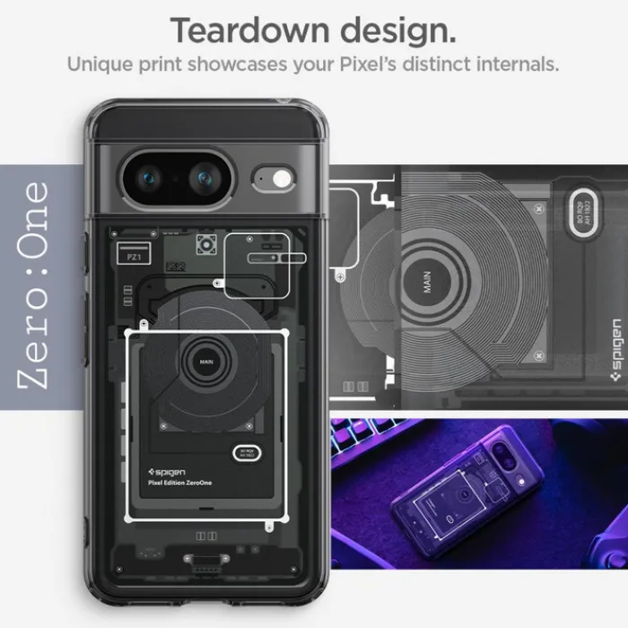 Spigen Google|Pixel 8-Etui Ultra Hybrid Google Pixel 8 Zero One Case