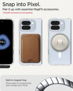Spigen Pixel 10 Pro Fold|Google-ETUI ULTRA HYBRID GOOGLE PIXEL 10 PRO FOLD MAGSAFE CLEAR WHITE