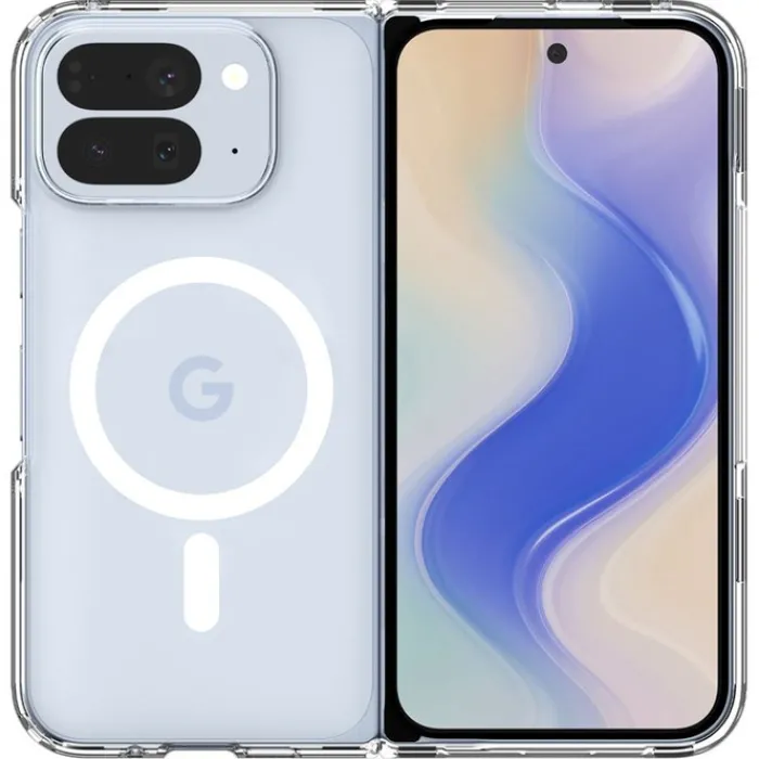 Spigen Pixel 10 Pro Fold|Google-ETUI ULTRA HYBRID GOOGLE PIXEL 10 PRO FOLD MAGSAFE CLEAR WHITE