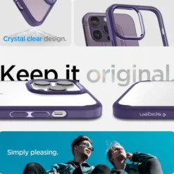 Spigen Iphone 14 Pro|Apple-Etui Ultra Hybrid iPhone 14 Pro Deep Purple Case
