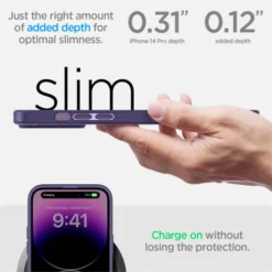 Spigen Iphone 14 Pro|Apple-Etui Ultra Hybrid iPhone 14 Pro Deep Purple Case