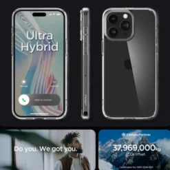 Spigen Iphone 15 Pro Max|Apple-Etui Ultra Hybrid iPhone 15 Pro Max Crystal Clear