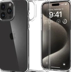 Spigen Iphone 15 Pro Max|Apple-Etui Ultra Hybrid iPhone 15 Pro Max Crystal Clear